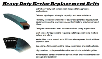 104021X kevlar aramid belt