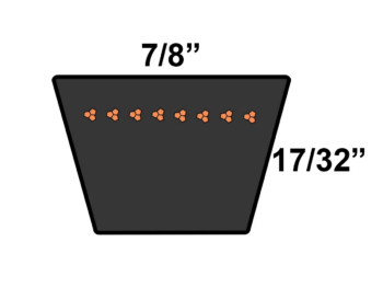 559028R1 Compatible with CASE- I H OEM Replacement Belt - Image 2