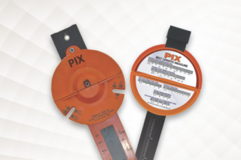 PV2 120" Automotive Poly-V Belt Measuring Tool with V-Belt Measuring Tool on the back